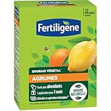 FERTILIGENE FEGAGR12 - Engrais Végétal Agrumes, Plantes Méditerranéennes 1,2 kg - Des fruits plus abondants - Seulement 1 application en 3 mois - Jusqu'à 48 arbres - Produit 100% naturel avec zéolite