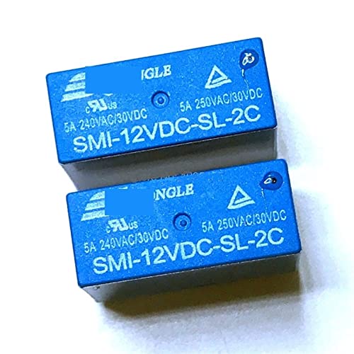 Relés SMI de 12V con 8 pines y 5A que garantizan una conmutación eléctrica estable de larga duración