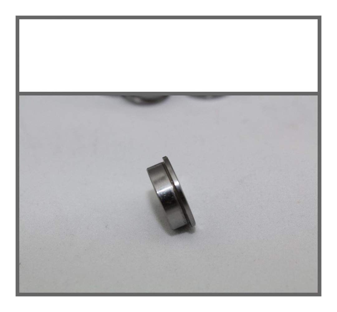 SUOFEILAIMU F628ZZ Flange Bearing 8x24x8 mm Deep Groove Ball Bearing ABEC-1 (10 PCS) F628 Z ZZ Precision Bearing Flanged Ball Bearings