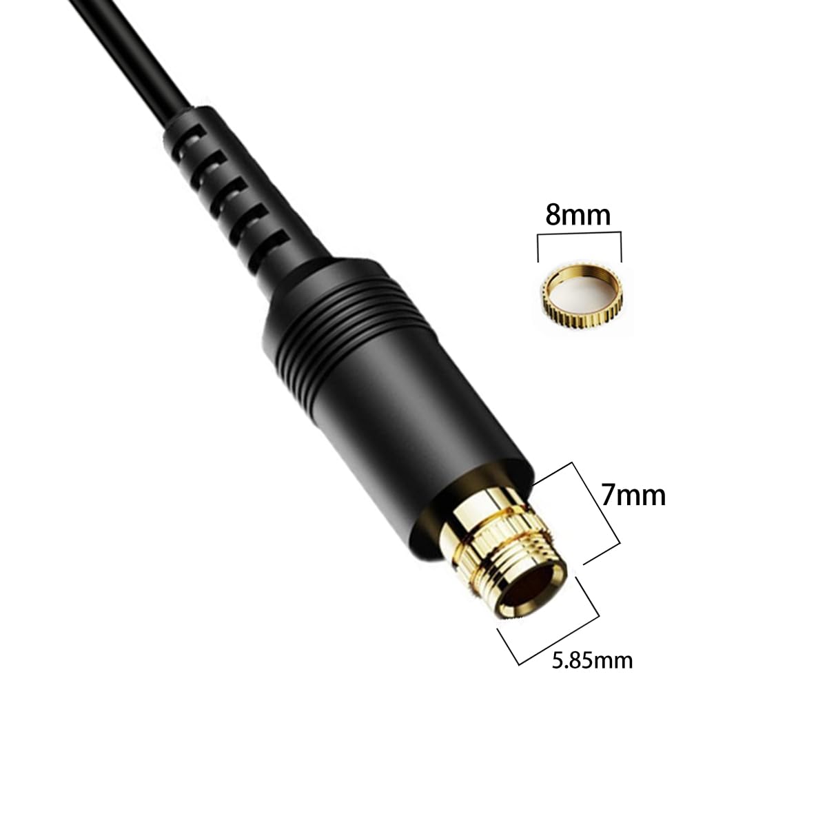 AUX 3,5 mm Stecker auf Buchse Sicherungsmutter Panel Mount Verlängerungskabel Auto Stereo TRS Audio Adapter Konverter Kabel (80 cm)