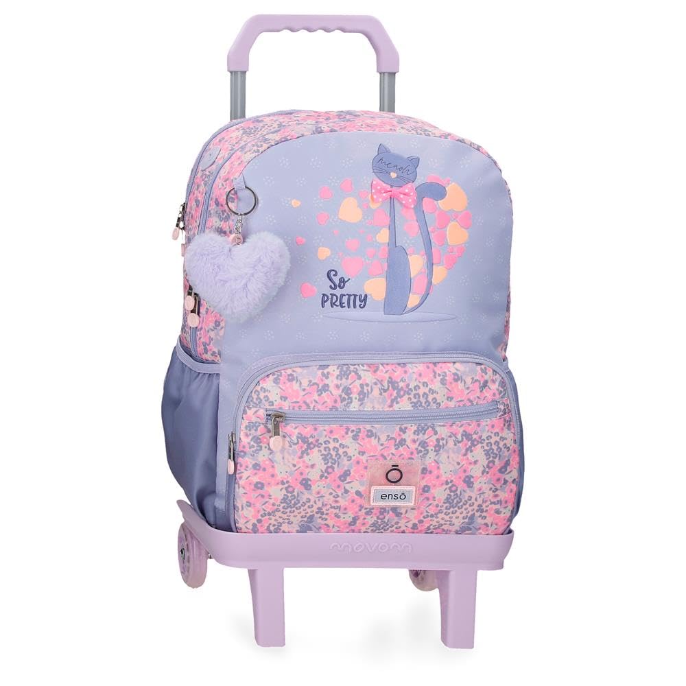 Enso So Pretty Mochila Escolar con Carro Multicolor 32x42x15 cms Poliéster