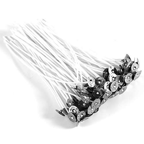 100 piezas mechas enceradas para velas 14cm