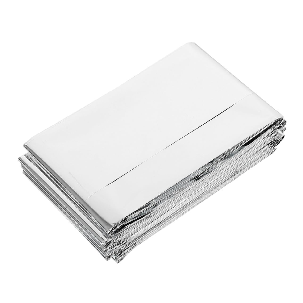 Mikikit Outdoor Camping Blanket Thermal Emergency Blanket Reflective Film First Aid Sun Protection Lightweight Compact for Hiking