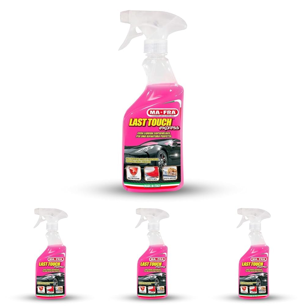 Mafra Last Touch Express - Superschnelles Wachs für die Wagenpolitur, 500ml (Packung mit 4)