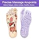 Apdvenk 2 Paar Reflexology Socks, Fußreflexzonen Socken mit Massage Tools, Massage Socken Akupressur Sockens für Fuß Reflexzonen Massages für Damen Herren