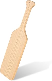 15 Inch Unfinished Wooden Paddle, Greek Fraternity Paddle, Solid Pine Wood Frat Sorority Paddle for DIY Arts Crafts Home Decoration