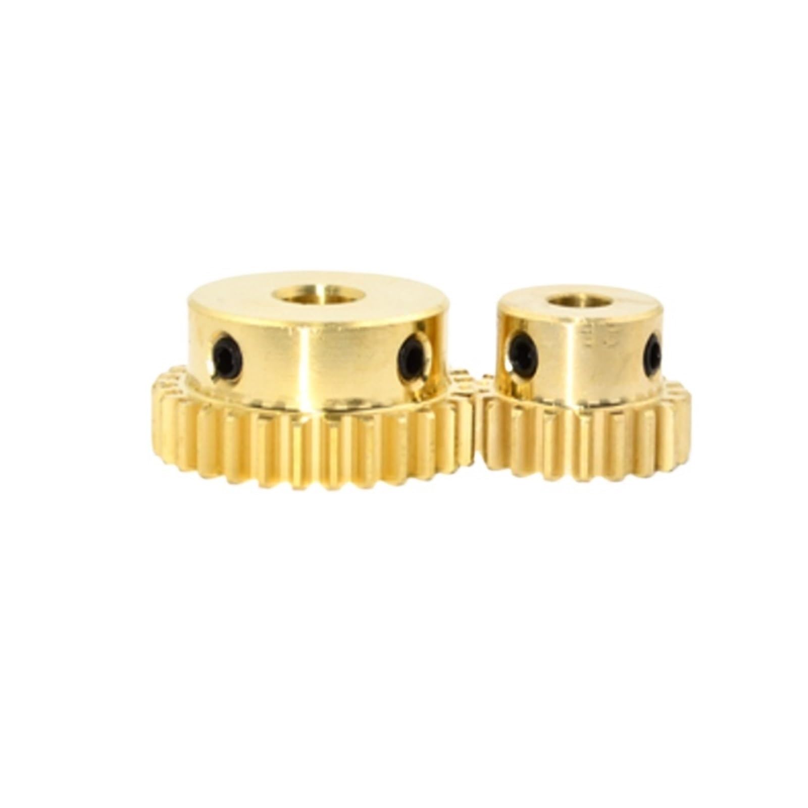 Bevel Gear Pinion Hardware Mechanical Spur Gear 0.5M 20T 21T 22T 23T 24T 25T Bore 5mm Copper Brass Mini Spur Gear Teeth Height 5 mm(0.5M -25T)