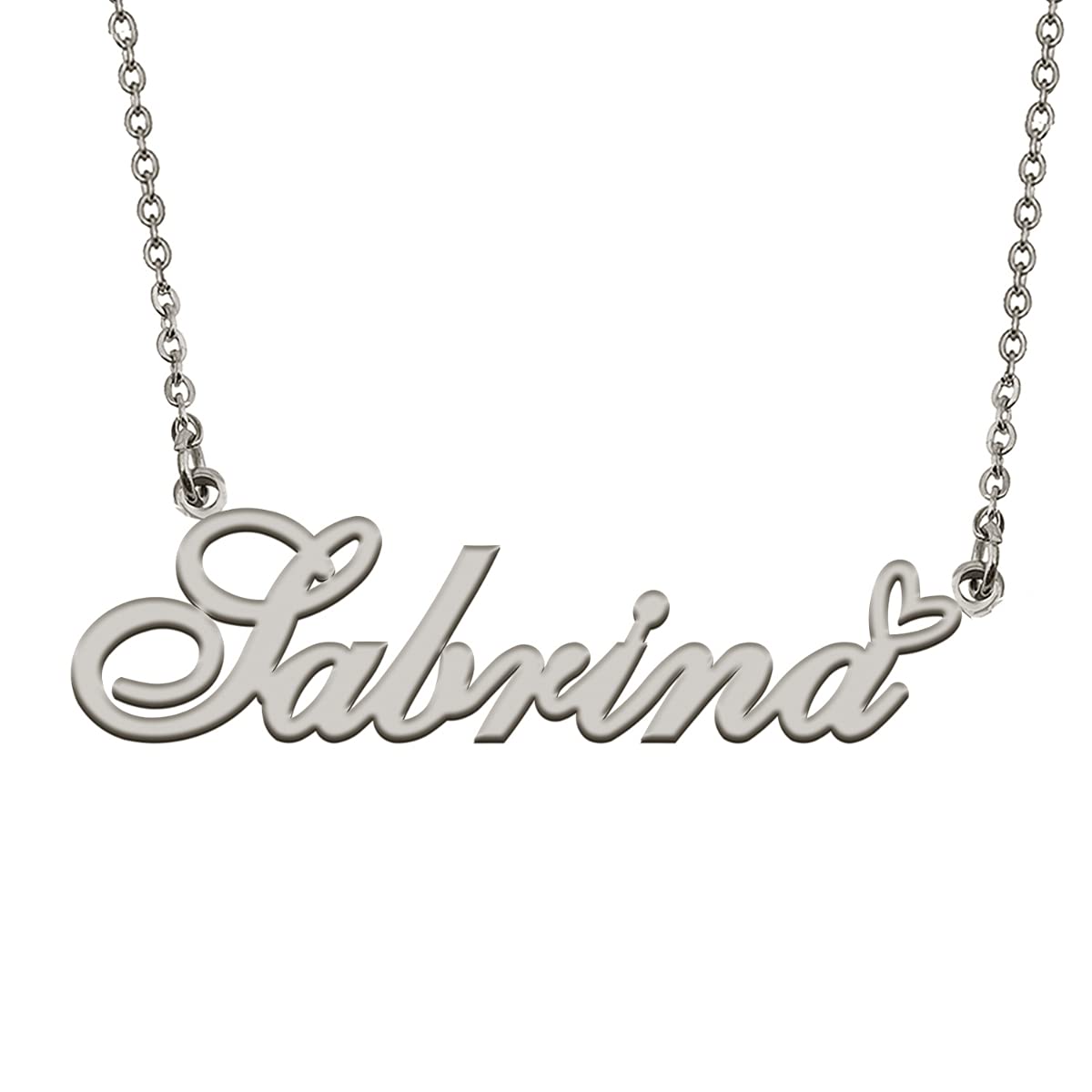 HUAN XUN Personalized Custom Initial Pendant Name Necklaces for Womens in Gold Silver