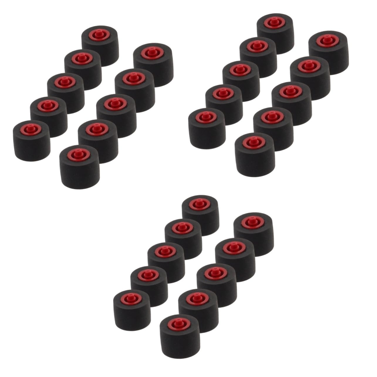 SUPVOX 30pcs Plastic Pinch Roller for Tape Recorders Bearing Rollers for Audio Parts High Strength Wear-resistant Compatible Stereo Players Cd Machines