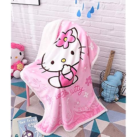 Manta de Hello Kitty YIMU para bebés y niños Cover