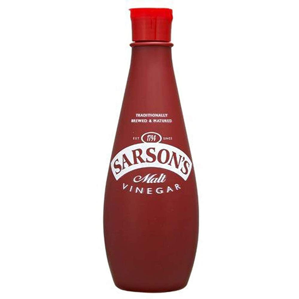 Sarson's Malt Vinagre - Botella de plástico, 300 ml (paquete de 6)