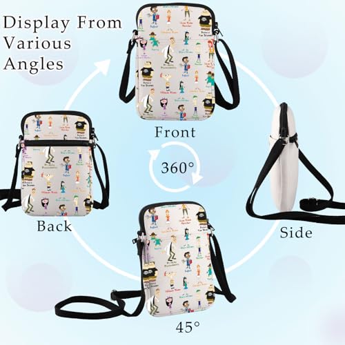 BWWKTOP Phineas Crossbody Bag Agent P Fans Gift Ferb Crossover Shoulder Bag Candace & Linda & Lawrence Gift3