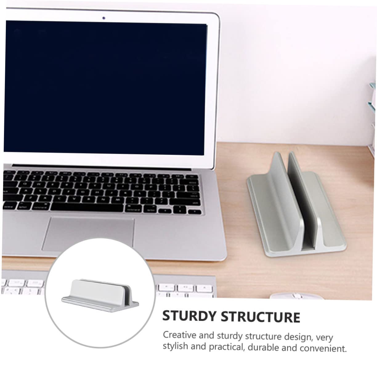 PartyKindom Soporte Vertical De para Laptop y Ergonómico Base Estable para Escritorio para Ordenadores Portátiles y Tablets Diseño y