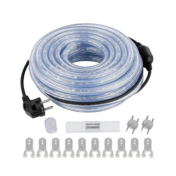 Forever Speed 6 Meter LED Lichterschlauch Außen, 216 LEDs Wasserfest LED Schlauch für Auße, Dekoration Beleuchtung LED… – Bild 8