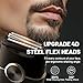 Electric Foil Shavers for Men: Upgraded Mini Electric Razor with 4 Floating Blades & Big LED Display - Foil Shaver for Men with 2 Gears Adjustable - Face Shaver with IPX7 Waterproof,USB Type C