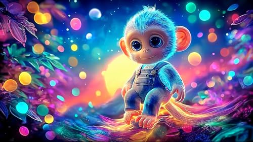Puzzle de mono de 1000 piezas, el regalo educativo ideal para adultos y niños