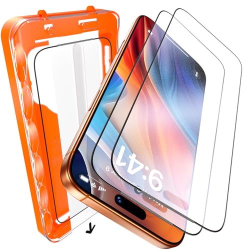 Image of UniqueMe for iPhone 17 Pro Max Matte Screen Protector - 6.9 inch - 2 Pack | HD,Smooth Matte Finish,9H+ Tempered Glass,Anti-Glare, Anti-Fingerprint, Bubble Free, Easy to Install