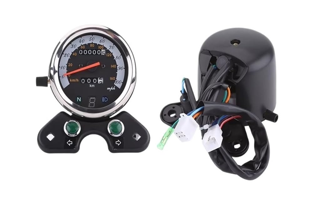 Compteur de Vitesse Digital Moto Compteur De Vitesse De Moto Compteur De Vitesse Compteur Kilométrique Double Universel Compteur De Vitesse Compteur Kilométrique Tableau De Bord