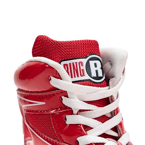 Ringside Undefeated Boxing Shoes, Synthetic Leather Shoes for Men and Women, Lightweight, High-Top Ankle Shoes for Boxing, Workout, Training, and Competition, Available in Different Sizes (2-13)4