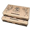 Buy The Purbeck Cider Company's Craft Cider Gift Set – 6 x 330ml Cans with Half Pint Glass in a Stylish 2-Pack Gift Box, 5% ABV – Twelve Green Bottles