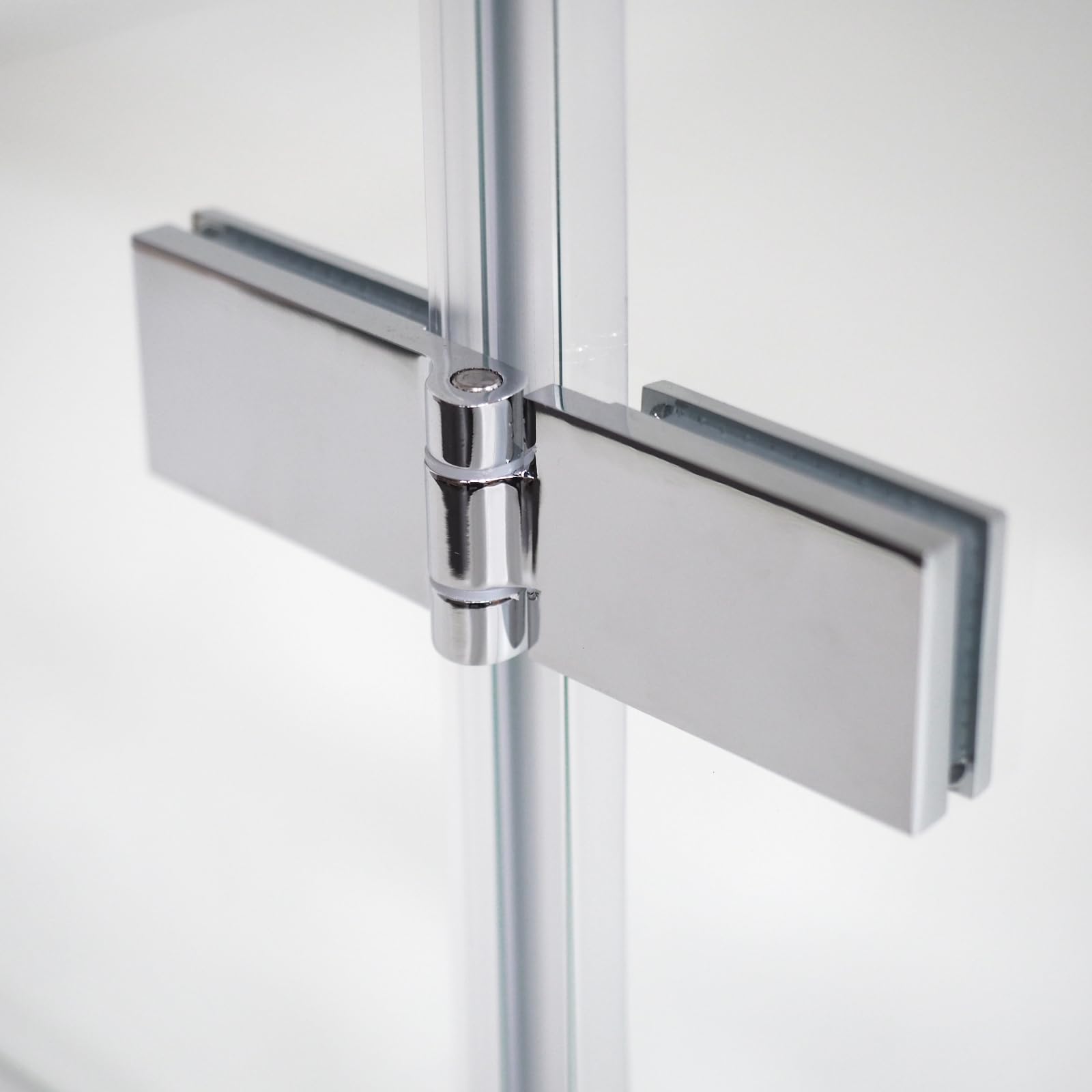 WITEN&NOCK Walk In Duschwand Dusche 120cm Drehfalttür Faltbare Duschtür Trennwand ESG Nano Glas 195cm