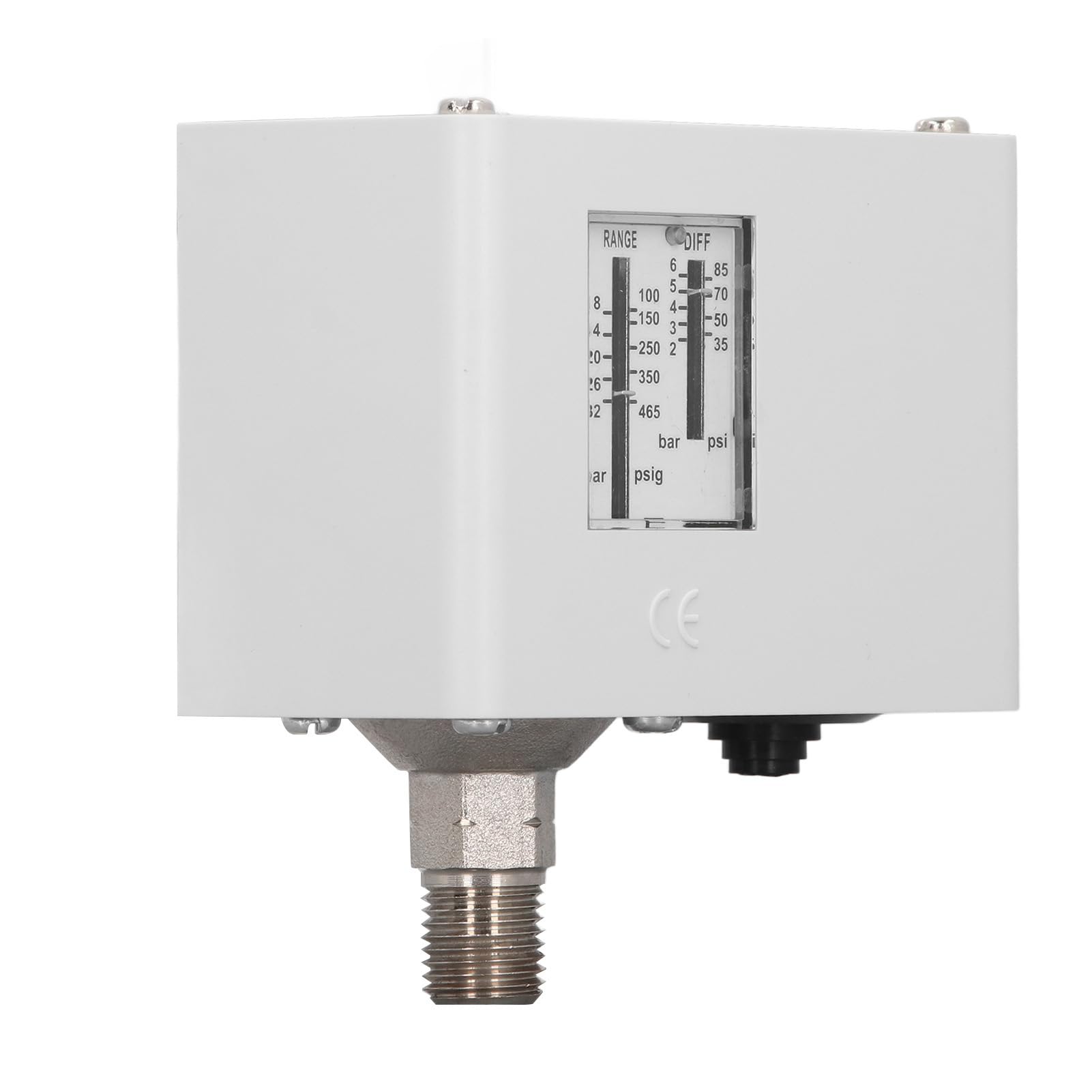 Pneumatic Pressure Switch, Pressure Switch Clear Value Display for Non Corrosive Media for Refrigerating Equipment