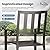 PHI VILLA 7 Piece Outdoor Dining Set for 6, 60” Rectangular Metal Steel Dining Table with Umbrella Hole & Stackable Dining Chairs for Patio, Deck, Yard, Garden