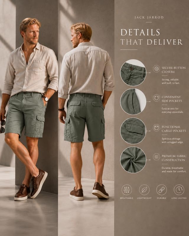 Image of Comfort Fit Shorts for Men & Women | Cotton Stretch Fit | 32-44