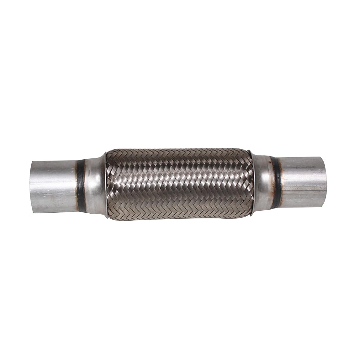 JNNJ Tubo Di Scarico Universale Soffietti in Acciaio Inox Intrecciato Tubo Giunto Flessibile, Auto in Acciaio Inox Tessuto Scarico Tubo Flessibile, Riparazione Ondulato Giunto(50x250mm)