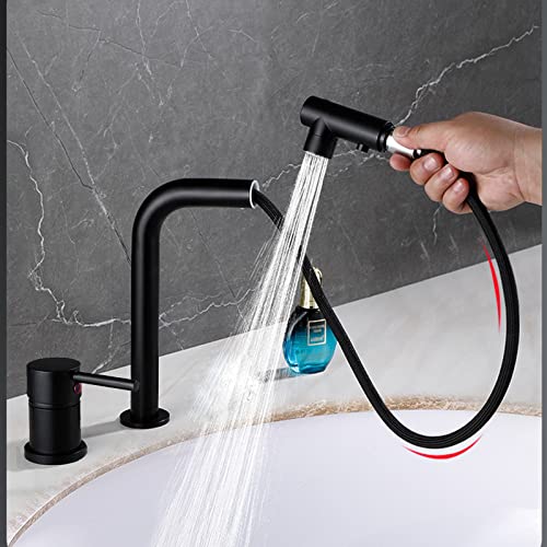 Robinet de cuisine à 2 trous rétractable pour simplifier la vaisselle - 3
