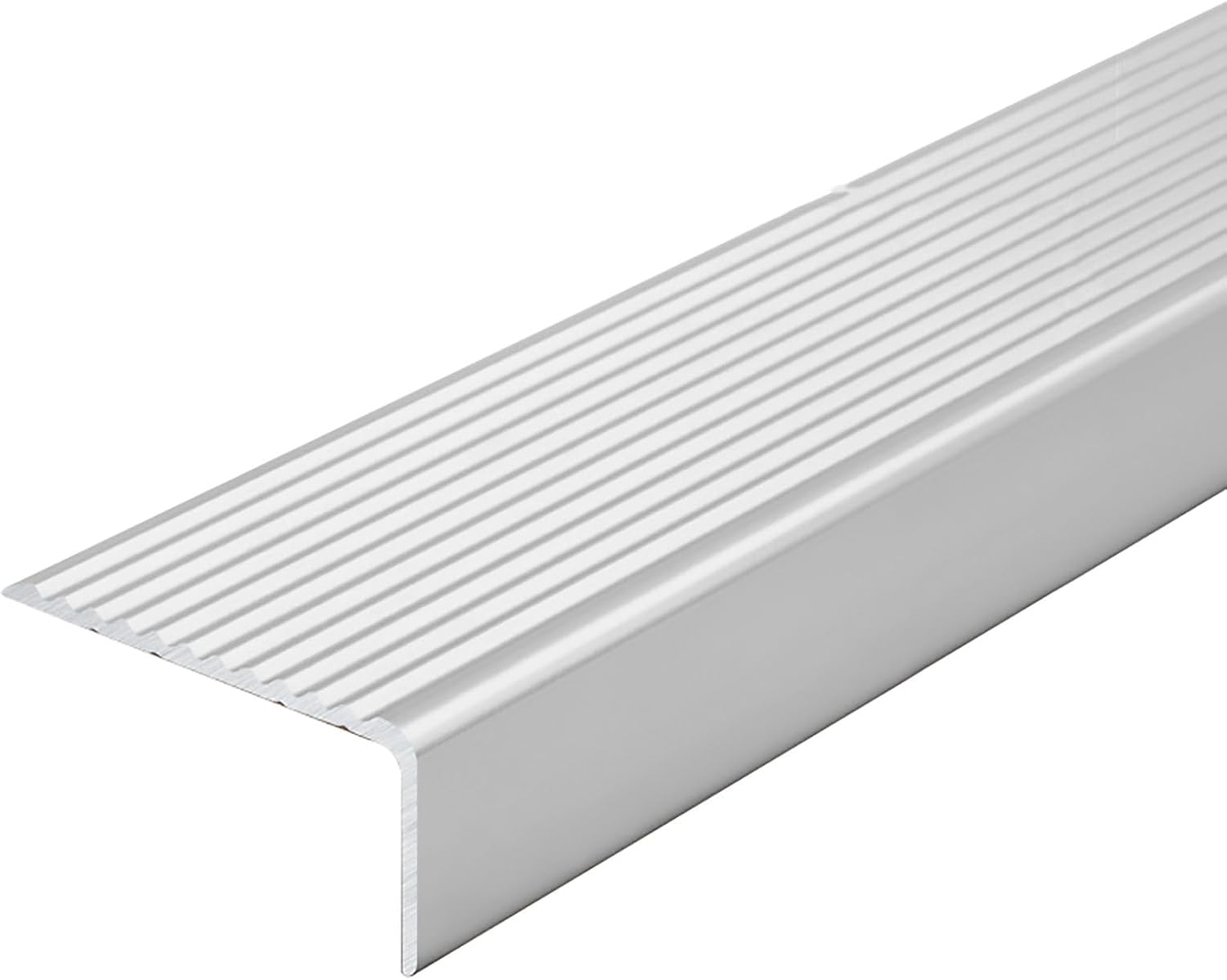 HAILM Aluminum Stair Nosing with Anti Slip Fluted, Stair