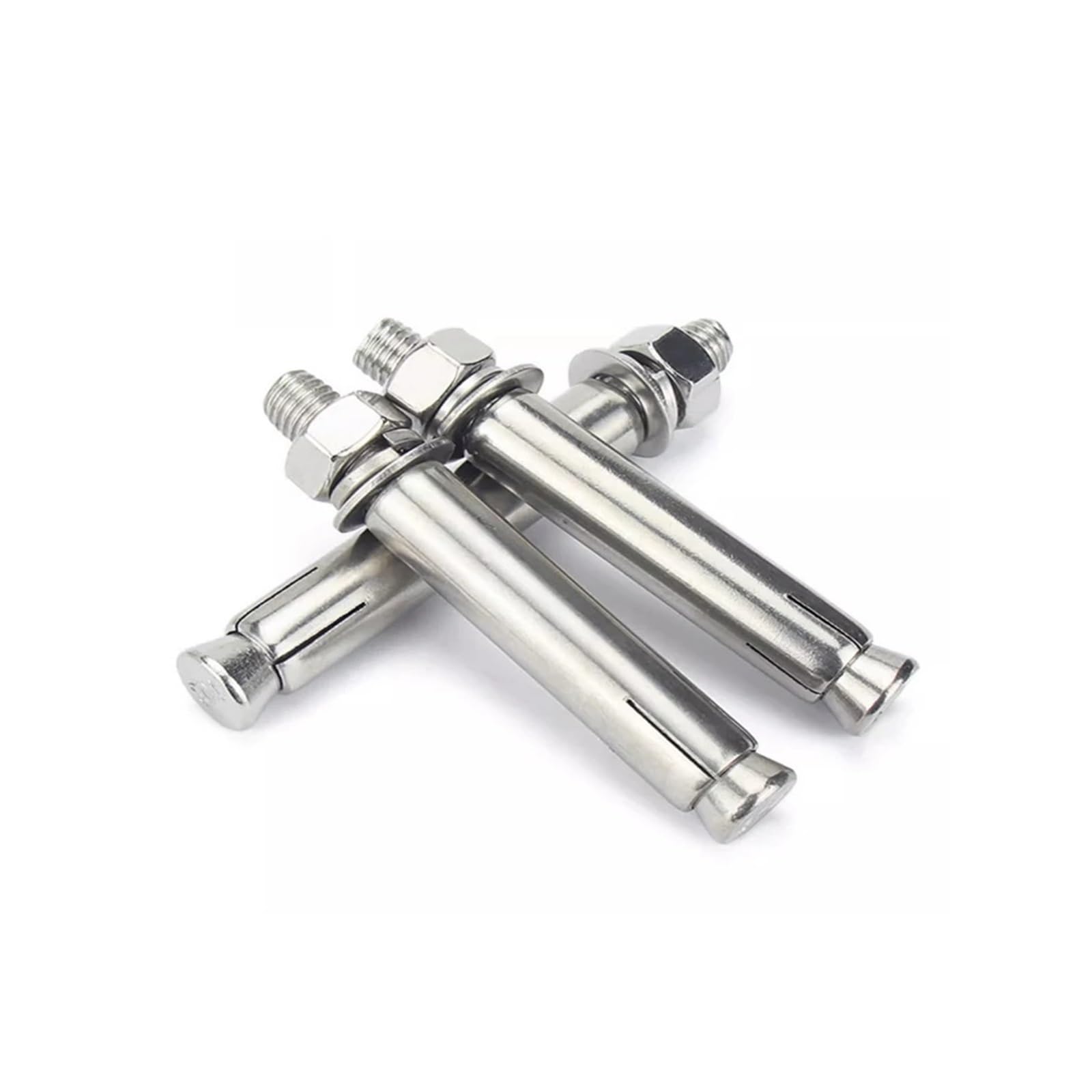 Pernos de anclaje, pernos de expansión, Perno de anclaje para hormigón con manguito hexagonal de acero inoxidable 316 M6 M8 M10 M12(1PCS,M6x70)