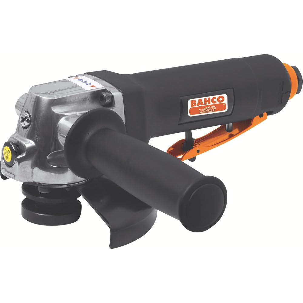 BAHCO BP823 Air Disc Grinder, a compact air-powered tool with a grinding disc attached.