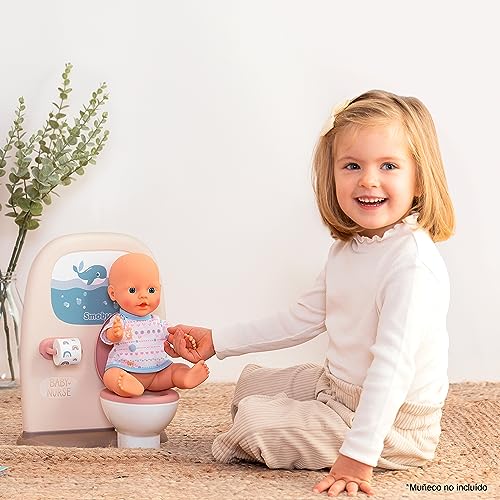 Smoby - Baby Nurse Toilet, 3 Anni, 2 in Uno, WC e