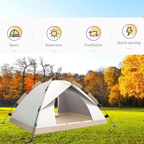 Carpa instantánea para camping 2-3 personas, impermeable y portátil miniatura 3