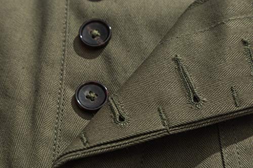 Herringbone Twill Military Trousers4