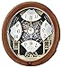 SEIKO QXM383BRH 12 Melodies in Motion Rotating Pendulum Wall Clock, Midnight