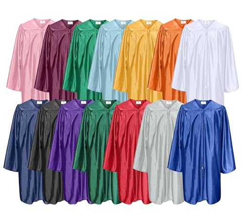 Image of GradPlaza Shiny Preschool Graduation Cap and Gown for Kids 2026 Tassel kindergarten graduation cap and gown