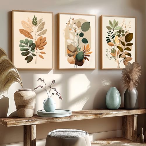 Image of kotart Painting for Wall Decoration - Modern Art Wall Decor Framed Painting for Living Room Bedroom - Framed Wall Posters /Paintings with Frame Set of 3 (Art-6, 19X25 inch)
