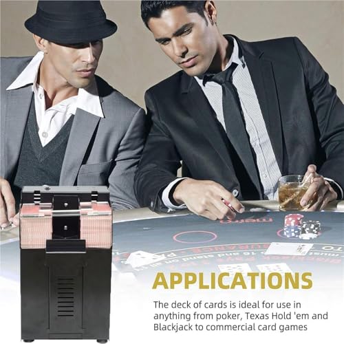 Shuffler elettrico della carta del poker per 8 mazzi, macchina doppia anti-imbroglio della carta della scanalatura per UNO, ponte e carte da gioco
