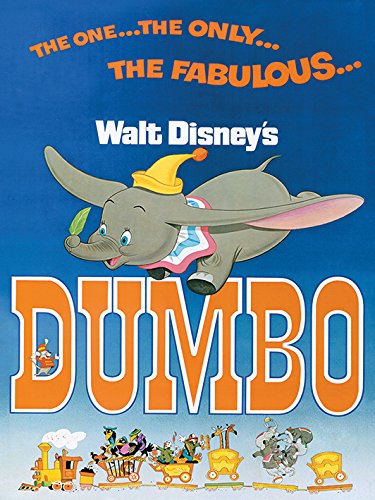 Pyramid International "Dumbo The Fabulous Canvas Print, Multi-Colour, 30 x 40 x 1.3 cm