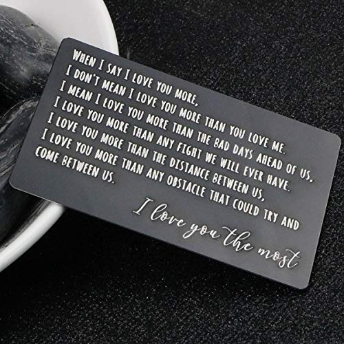 Jstud Engraved Wallet Inserts Card Thanksgiving Gifts Wallet Card Gifts for Men Women Husbands Wife Boyfriend Girfriend4