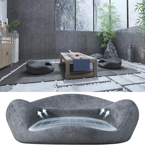 Coussin de yoga polyvalent avec tapis de sol portable pour méditation - 3