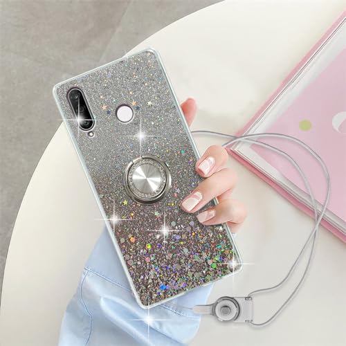 Nouxwerx NOUXWERX-034 For Huawei P30 Lite Case Phone Case For Nova 4E Women Glitter Cute Luxury Soft Tpu Silicone Clear Cover With Stand Bumper Shockproof Full Body Protection Case thumb #4