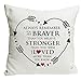 Funda de cojín Always Remember You Are Braver, regalo de cumpleaños para amigos, marido, regalos novedosos para colegas, regalos para hijo e hija de padres