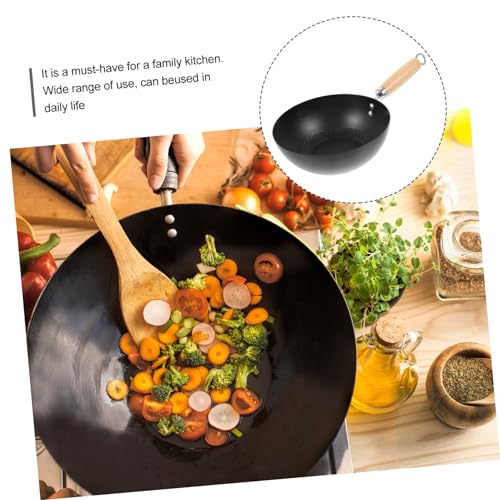 Wok pequeño antiadherente MAGICLULU con mango cómodo miniatura 3