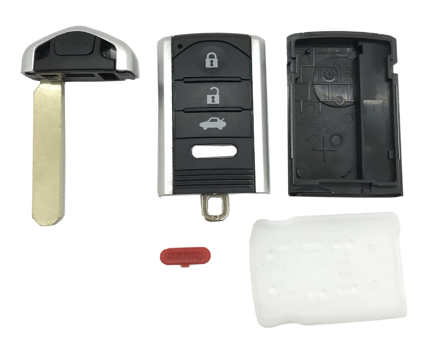 Carcasa de repuesto para mando a distancia sin llave, compatible con Acura TL ILX RDX ZDX M3N5WY8145 KR5434760 (4 botones)