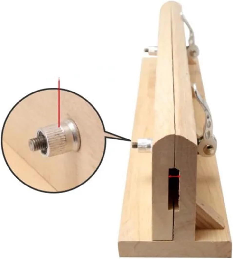 Accesorios de Costura Banco de Trabajo de Piel de Caballo Cosido a Mano, Silla pequeña, Bricolaje de Costura de Cuero, Soporte de sujeción