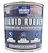Siramico Coatings Liquid Rubber Roof Coating | Instant Leak Seal Technology I Quick Drying, One Coat Waterproofing Sealant | Black, Grey & Clear (Clear, 1 Litre)