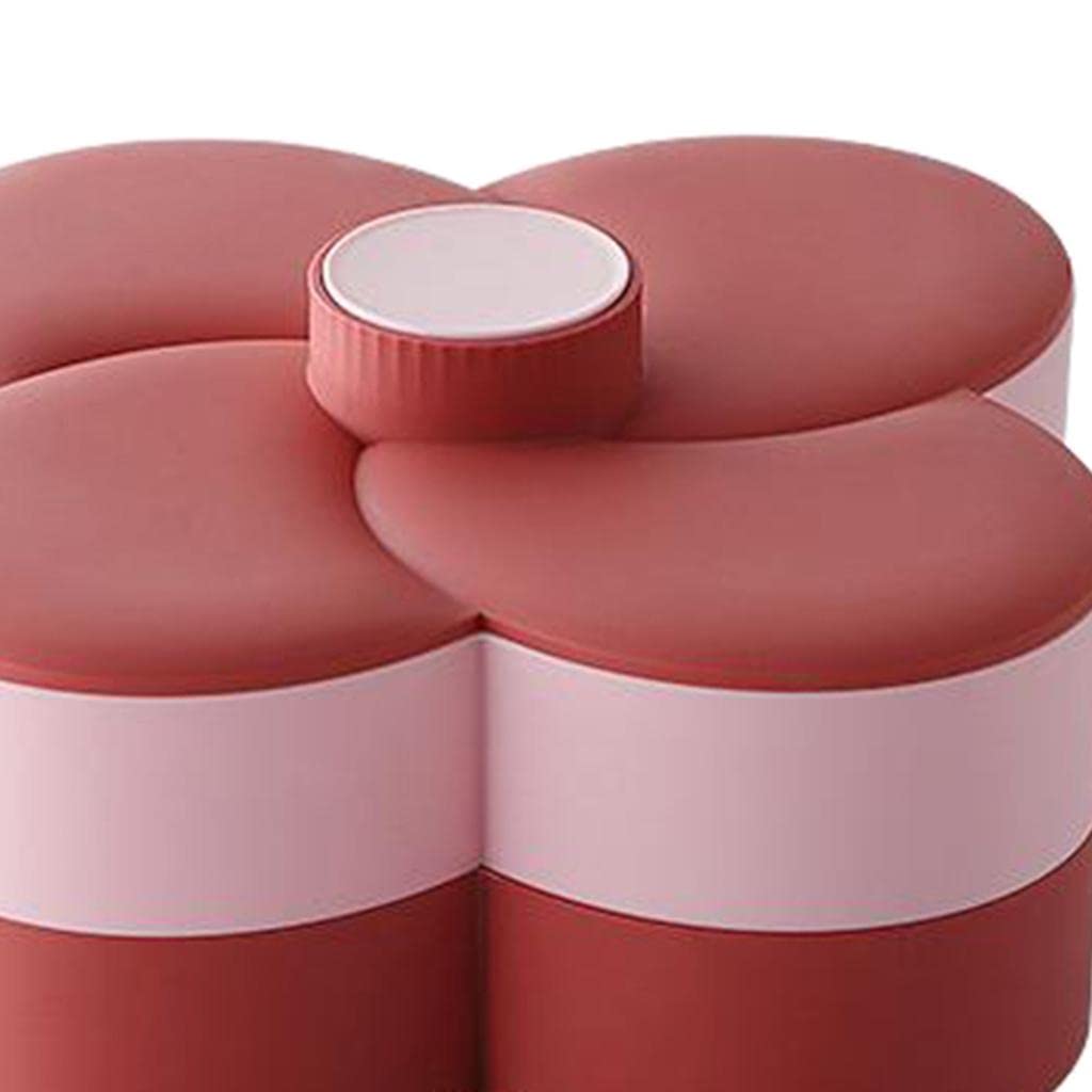 Blütenblatt Blume Candy Trays Kreative Nüsse Lagerung Gesunde Vorräte, rot